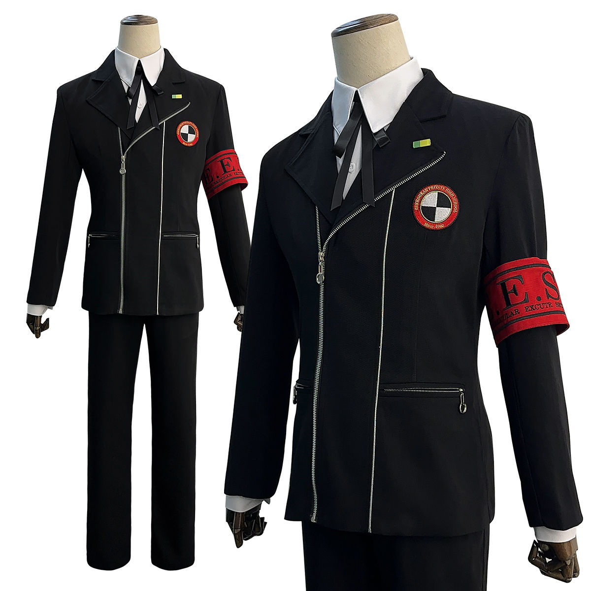 Men Formal Wear Set - ยูกิ มาโกโตะคอสเพลย์ชายชุดนักเรียนอะนิเมะเพอร์โซน่า 3 รีโหลดชุดปลอมตัวผู้ใหญ่ชายสวมบทบาทฮาโลวีนชุดไอจิส