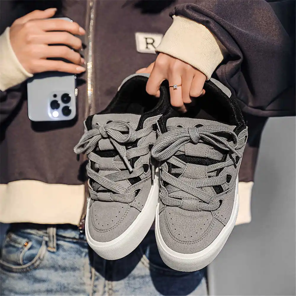 Young Men'S Semi Formal Wear - กับ Lacing Hiphop ผู้หญิงรองเท้าสเก็ตบอร์ดวอลเลย์บอลรองเท้าผ้าใบสําหรับสตรี Beige Boot