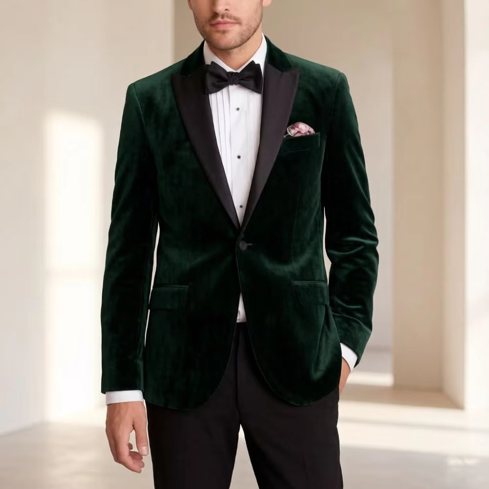 ชุดสูทกำมะหยี่สำหรับผู้ชายทรงเ - Elegant Formal Men'S Wear บทวิจารณ์และราคา