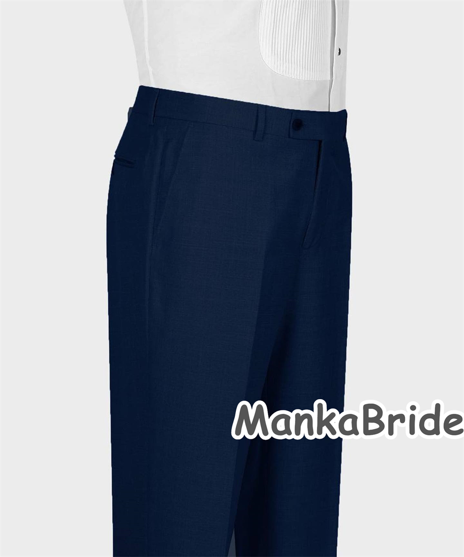 Elegant Navy Blue คลาสสิกงานแต - Elegant Formal Men'S Wear บทวิจารณ์และราคา