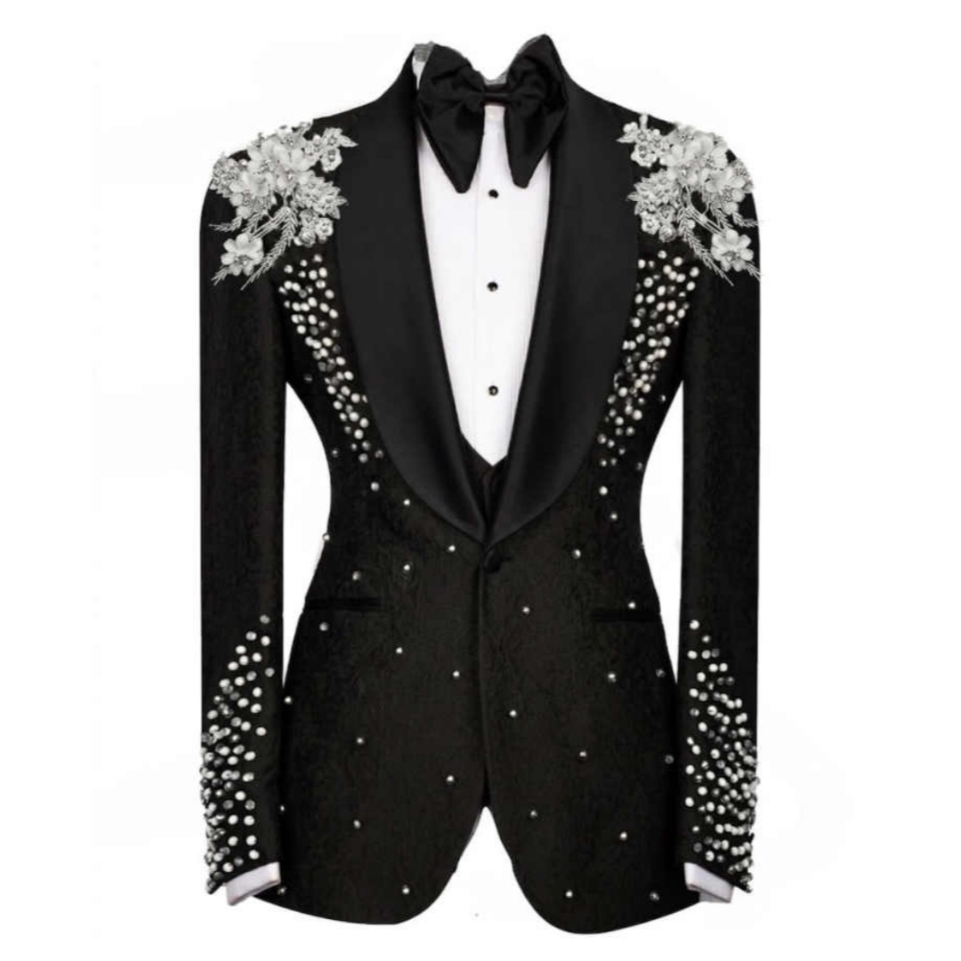 ชุดสูทคริสตัลวิบวับสำหรับผู้ชา - Men Formal Wear For Dinner บทวิจารณ์และราคา