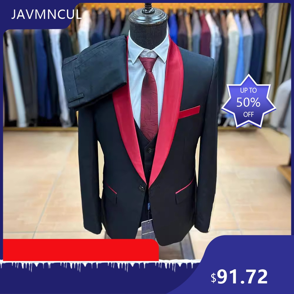 ชุดสูทผู้ชายทรงเข้ารูป 3 ชิ้น  - Men'S Formal Wear For Graduation บทวิจารณ์และราคา