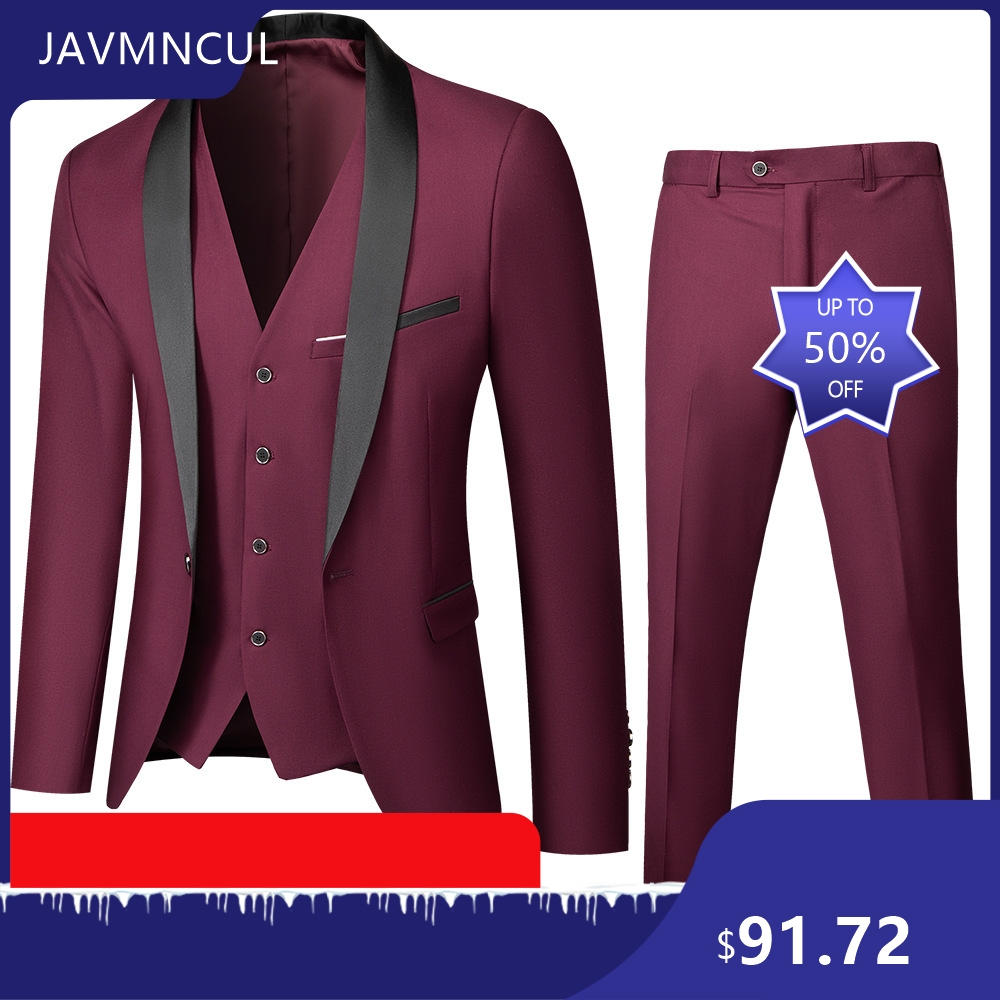 ชุดสูทผู้ชาย 3 ชิ้น แบบปกชาล ท - Men'S Formal Wear For Graduation บทวิจารณ์และราคา