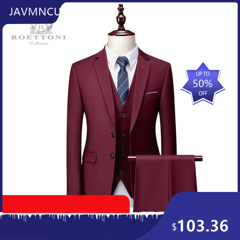 ชุดสูทผู้ชายทรงเข้ารูปพรีเมียม - Men'S Formal Wear For Graduation บทวิจารณ์และราคา