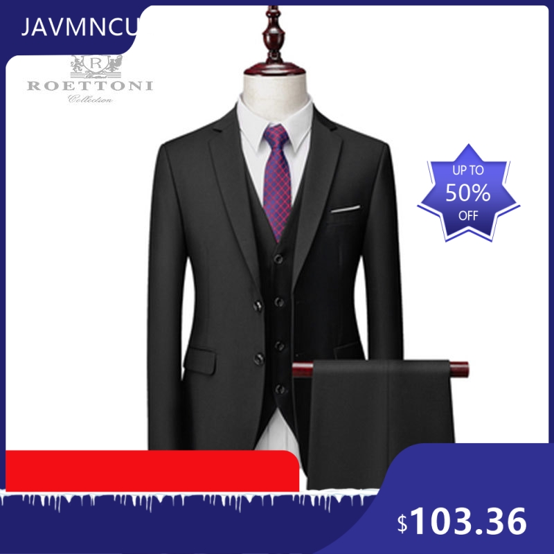 ชุดสูทผู้ชายทรงเข้ารูปพรีเมียม - Men'S Formal Wear For Graduation บทวิจารณ์และราคา