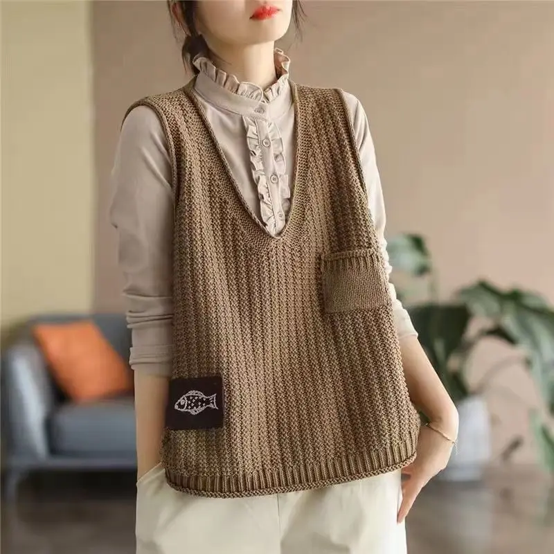 เสื้อสเวตเตอร์แฟชั่นผู้หญิงแบบ - Formal Vest Waistcoat บทวิจารณ์และราคา