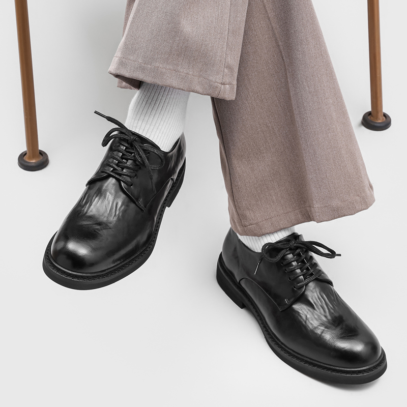 รองเท้าเดอร์บี้ผู้ชายแบบจีบหรู - Formal Wear Men H&M บทวิจารณ์และราคา