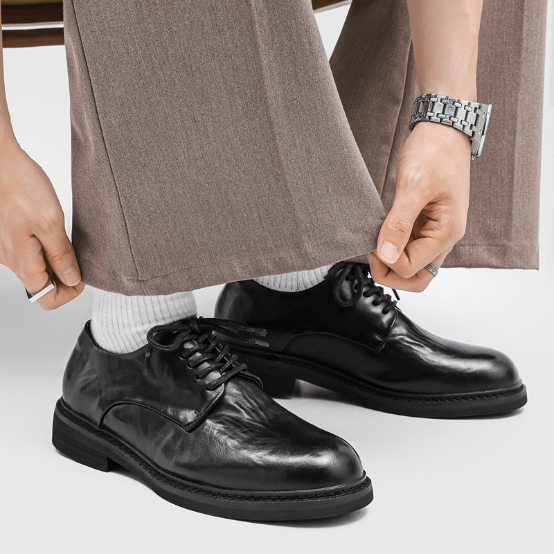 รองเท้าเดอร์บี้ผู้ชายแบบจีบหรู - Formal Wear Men H&M บทวิจารณ์และราคา