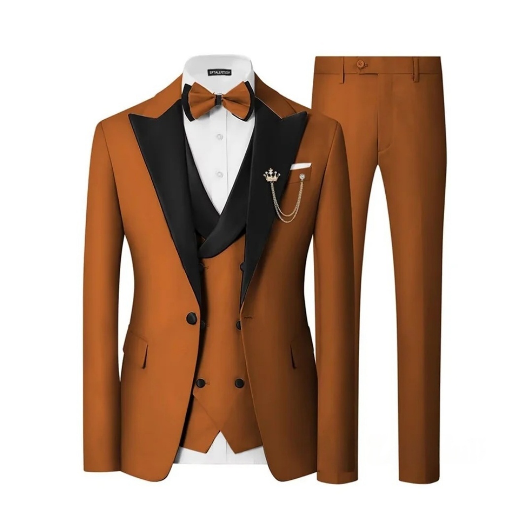ชุดทักซิโด้ผู้ชายทรงสลิมฟิต 3  - Men Formal Wear For Dinner บทวิจารณ์และราคา