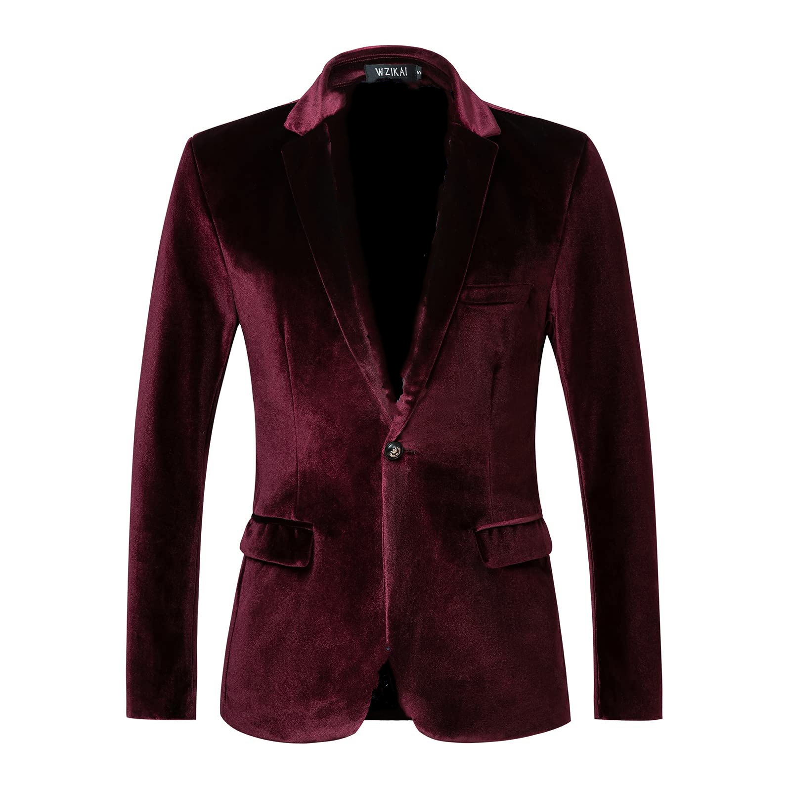 เสื้อเบลเซอร์กำมะหยี่ทรงเข้ารู - Men'S Gothic Formal Wear บทวิจารณ์และราคา