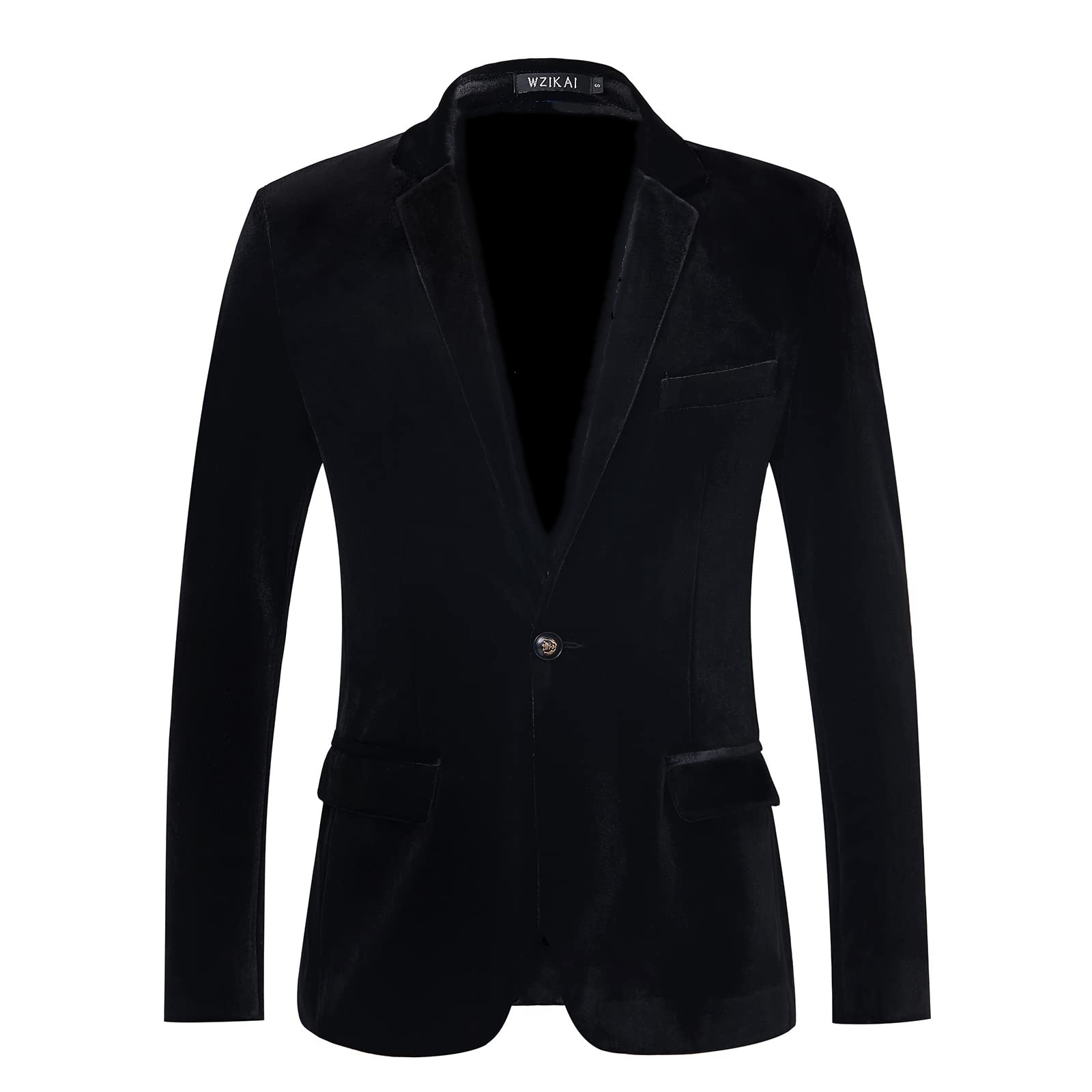 เสื้อเบลเซอร์กำมะหยี่ทรงเข้ารู - Men'S Gothic Formal Wear บทวิจารณ์และราคา