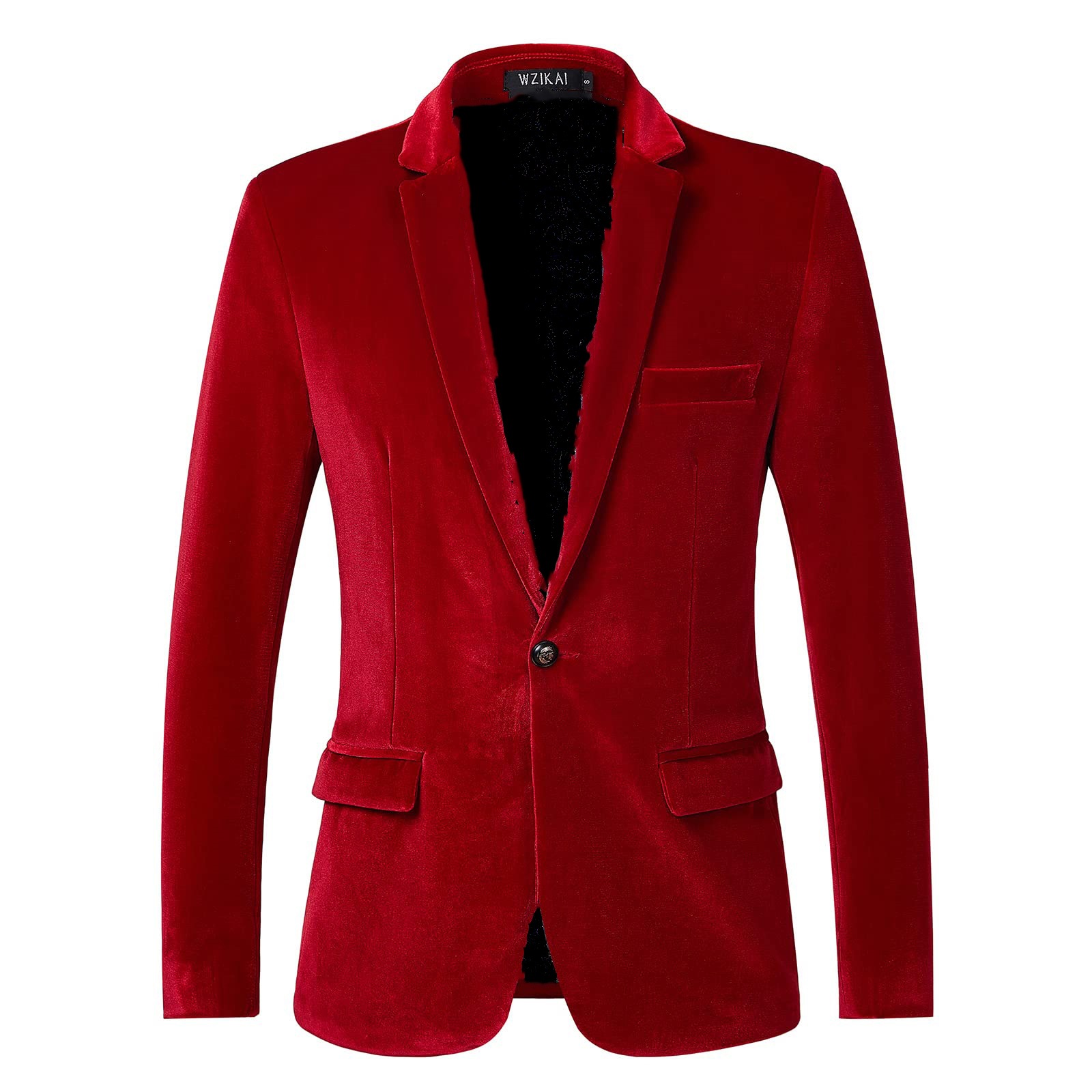 เสื้อเบลเซอร์กำมะหยี่ทรงเข้ารู - Men'S Gothic Formal Wear บทวิจารณ์และราคา