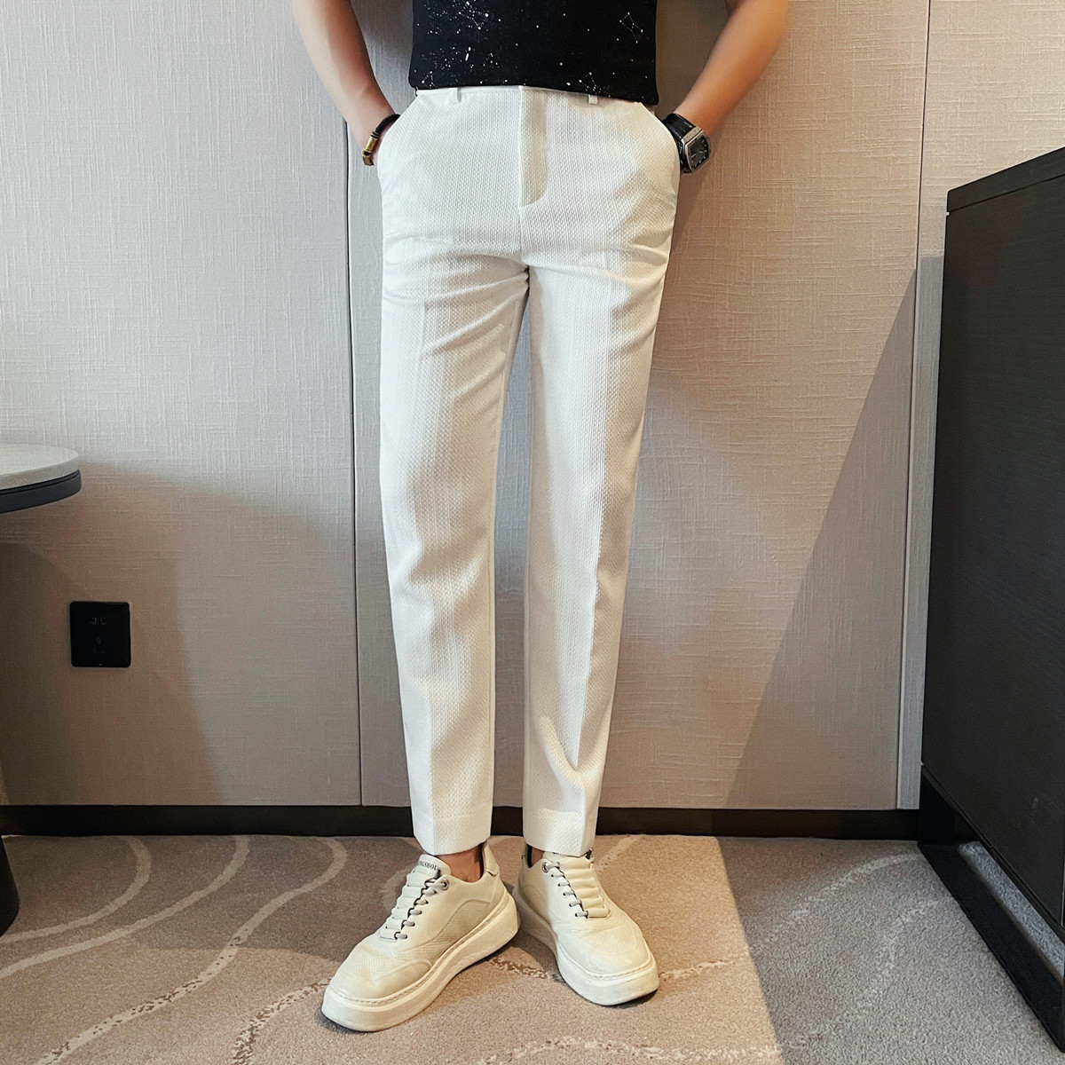 2025 ฤดูใบไม้ผลิฤดูร้อนใหม่ผู้ - Men Formal Wear Set บทวิจารณ์และราคา