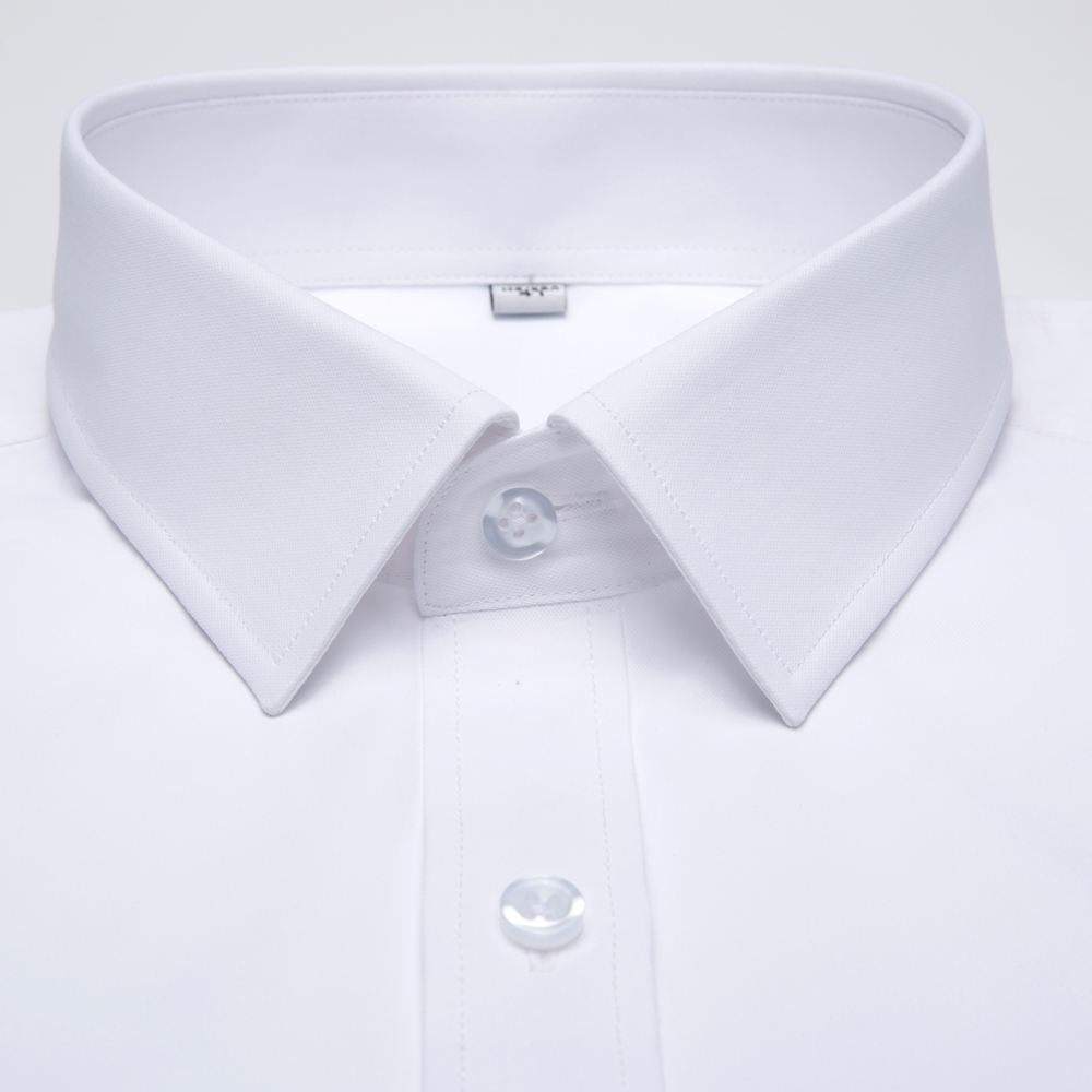 เสื้อเชิ้ตแขนยาวผู้ชายสีทึบสีข - Men Formal Office Wear Shirts บทวิจารณ์และราคา
