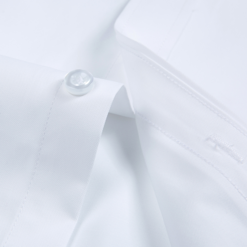 เสื้อเชิ้ตแขนยาวผู้ชายสีทึบสีข - Men Formal Office Wear Shirts บทวิจารณ์และราคา