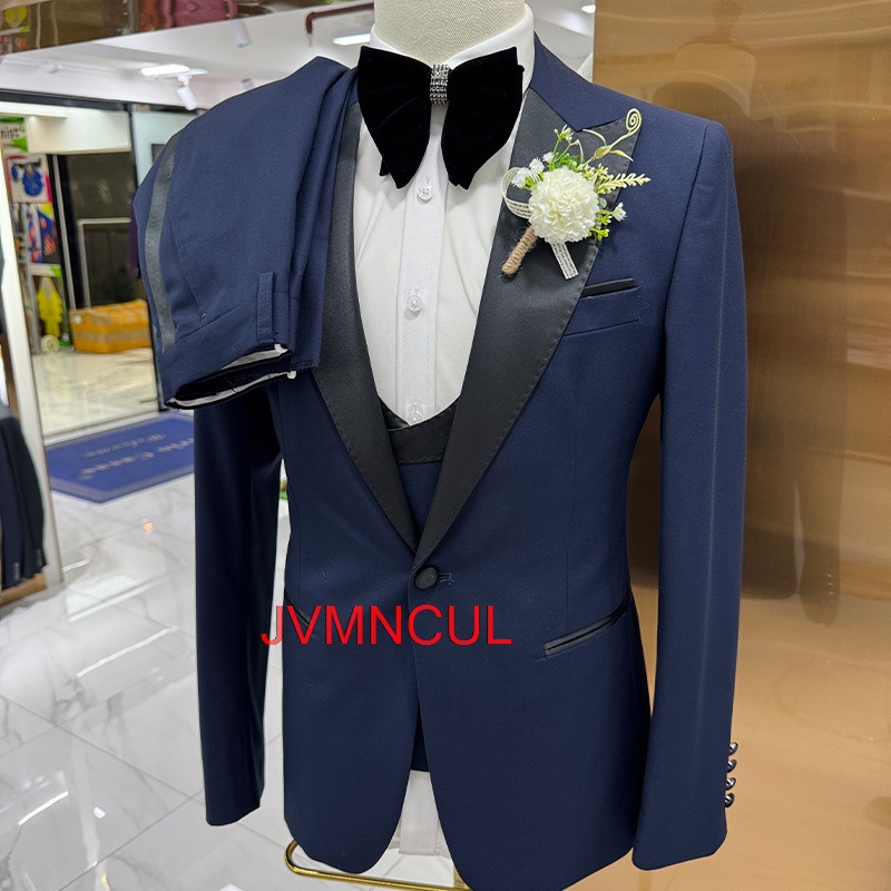 ชุดสูทผู้ชาย 3 ชิ้น ทรงเข้ารูป - Elegant Formal Men'S Wear บทวิจารณ์และราคา