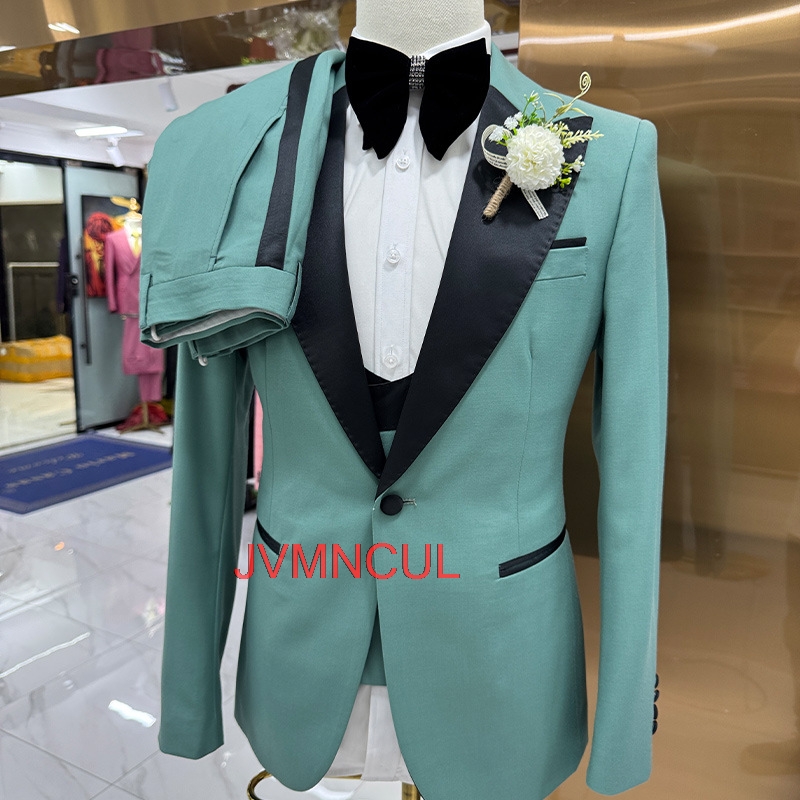 ชุดสูทผู้ชาย 3 ชิ้น ทรงเข้ารูป - Elegant Formal Men'S Wear บทวิจารณ์และราคา
