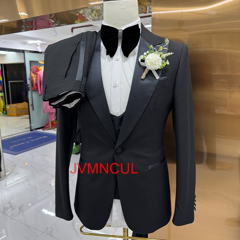 ชุดสูทผู้ชาย 3 ชิ้น ทรงเข้ารูป - Elegant Formal Men'S Wear บทวิจารณ์และราคา