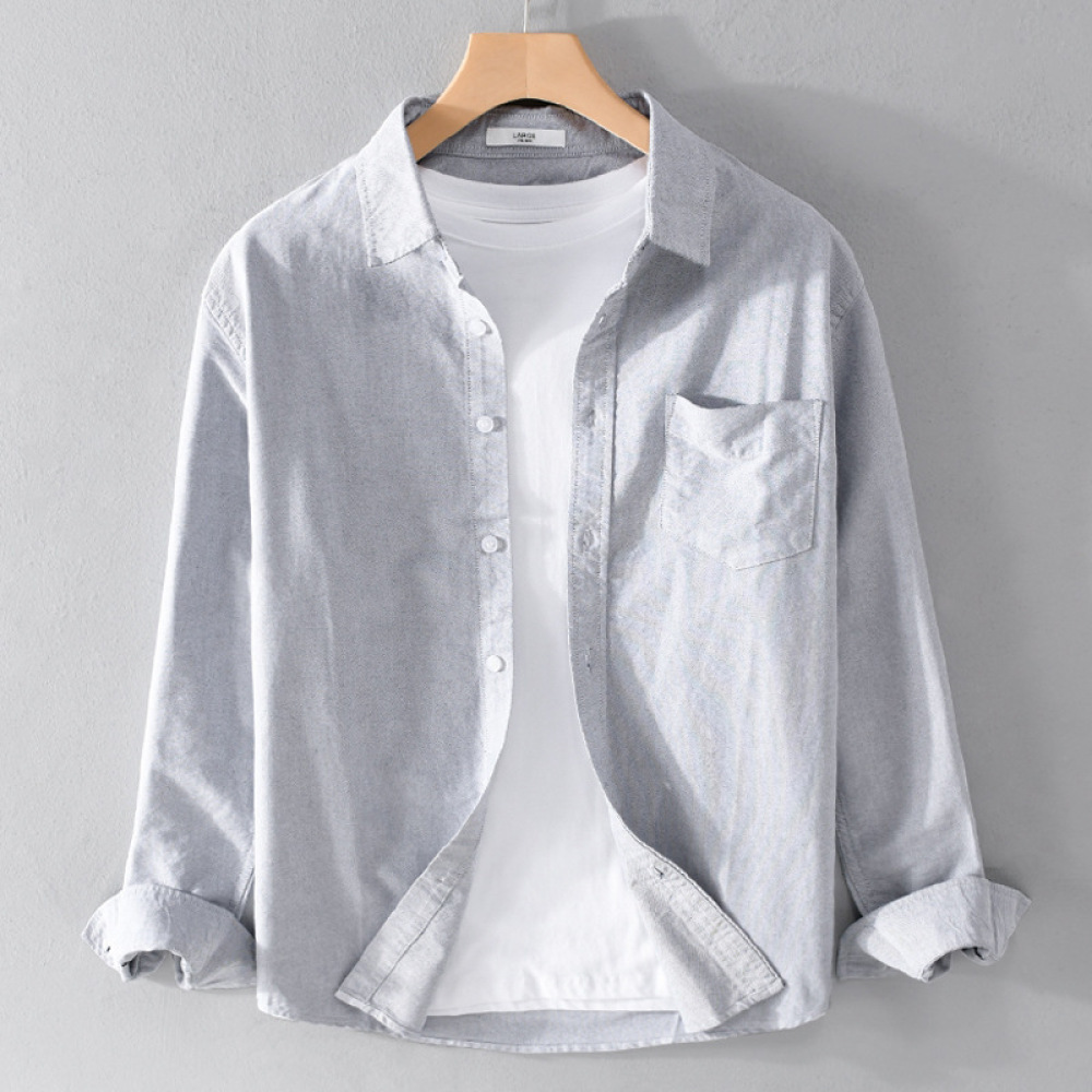 เสื้อเชิ้ตแขนยาวผู้ชายแฟชั่น ส - Men Formal Office Wear Shirts บทวิจารณ์และราคา