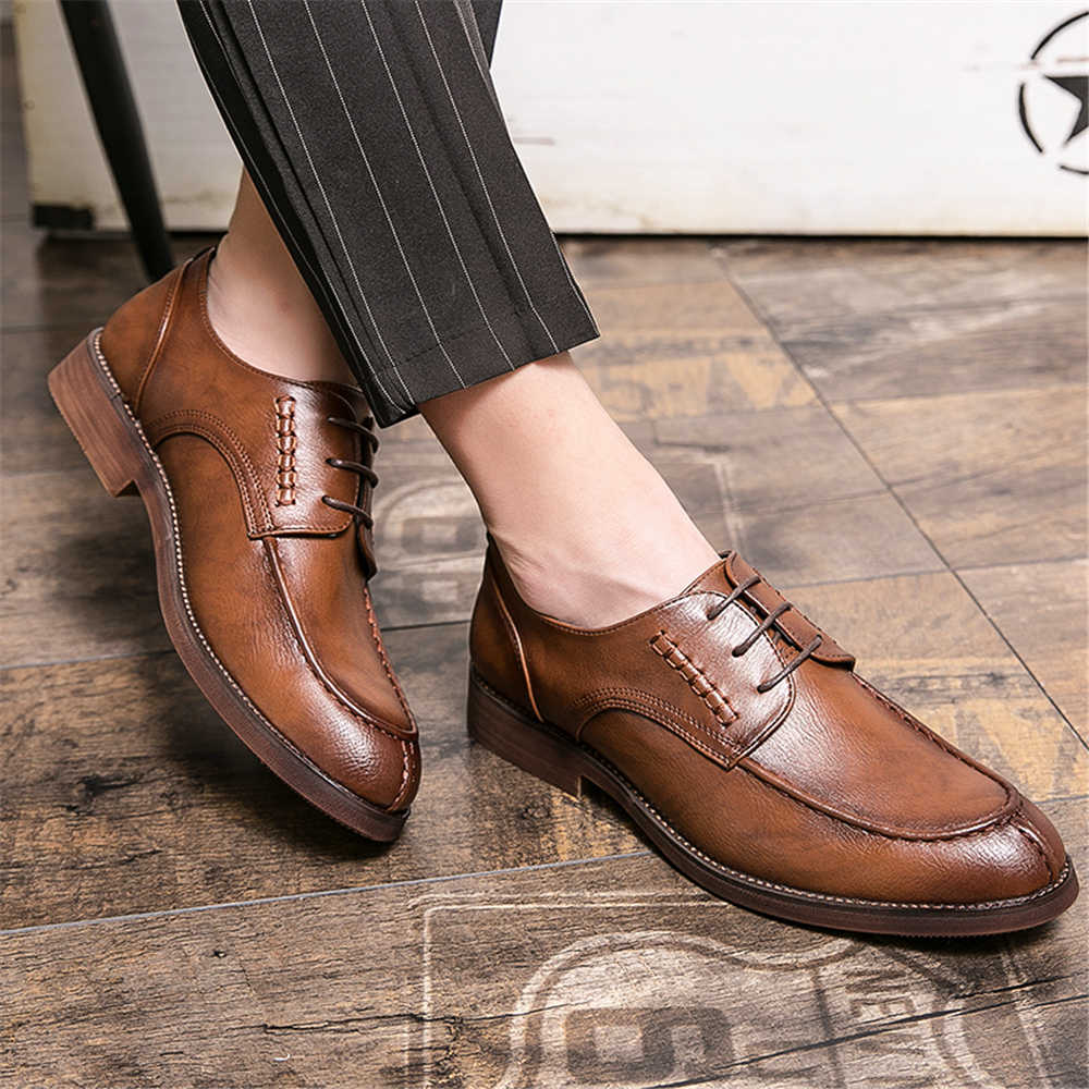 รองเท้าผู้ชายขนาดใหญ่กันลื่นอย - Elegant Formal Men'S Wear บทวิจารณ์และราคา