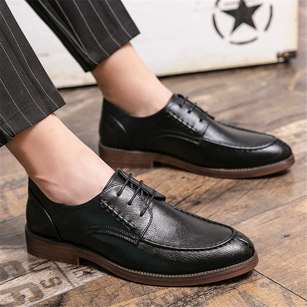 รองเท้าผู้ชายขนาดใหญ่กันลื่นอย - Elegant Formal Men'S Wear บทวิจารณ์และราคา