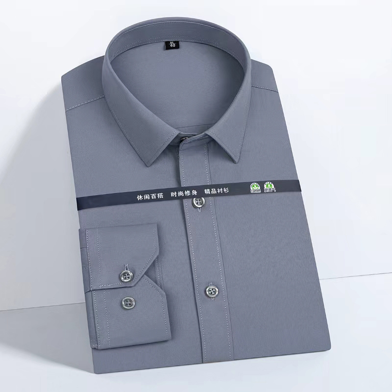 เสื้อเชิ้ตแขนสั้นทรงเข้ารูปสำห - Men Formal Office Wear Shirts บทวิจารณ์และราคา