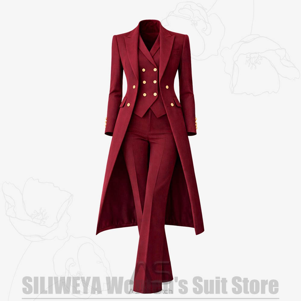 ชุดสูทผู้หญิง 3 ชิ้น แบบกระดุม - Formal Vest Waistcoat บทวิจารณ์และราคา