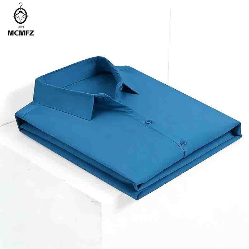 เสื้อเชิ้ตแขนสั้นผู้ชาย กระดุม - Men Formal Office Wear Shirts บทวิจารณ์และราคา