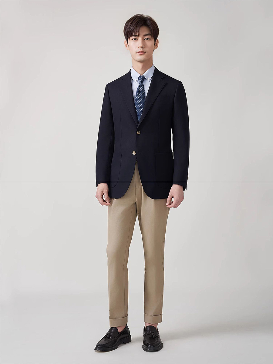 ผู้ชายพรีเมี่ยม 50% ขนสัตว์ Bl - Men'S Formal Wear For Graduation บทวิจารณ์และราคา