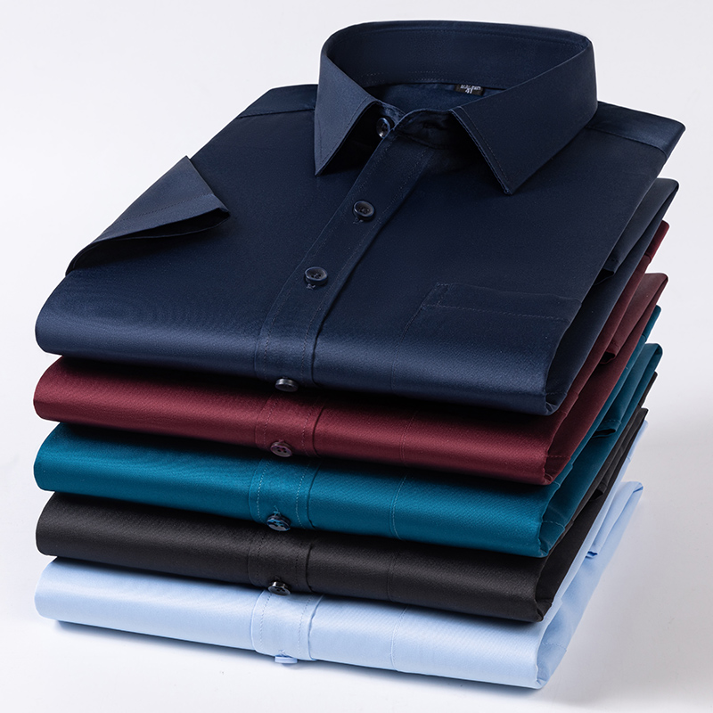 เสื้อเชิ้ตผู้ชายไซส์ใหญ่พิเศษ  - Men Formal Office Wear Shirts บทวิจารณ์และราคา