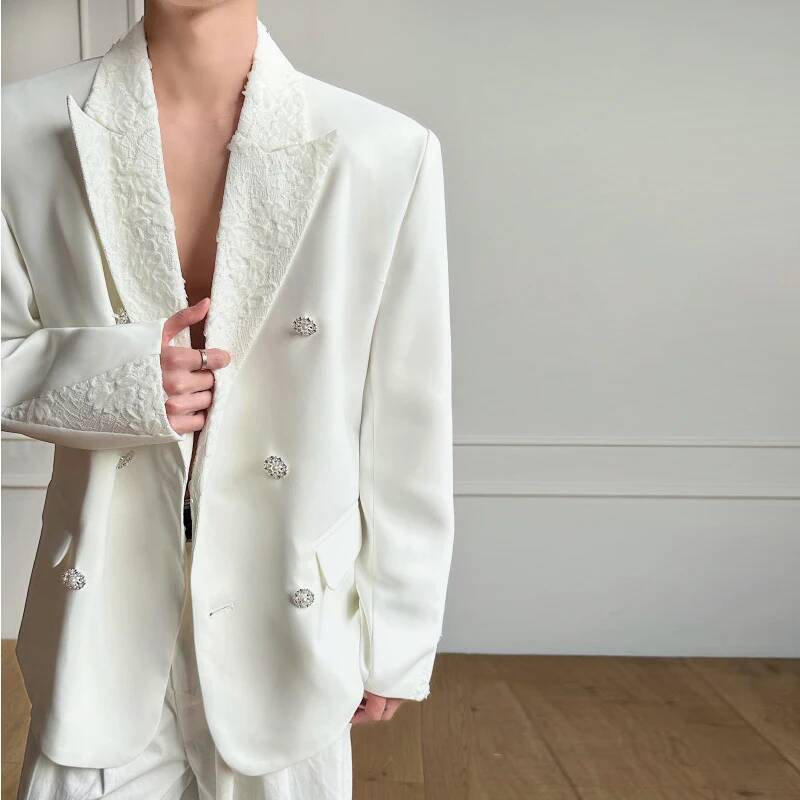 เบลเซอร์หรูหราสำหรับผู้ชาย ปกเ - Men'S Gothic Formal Wear บทวิจารณ์และราคา