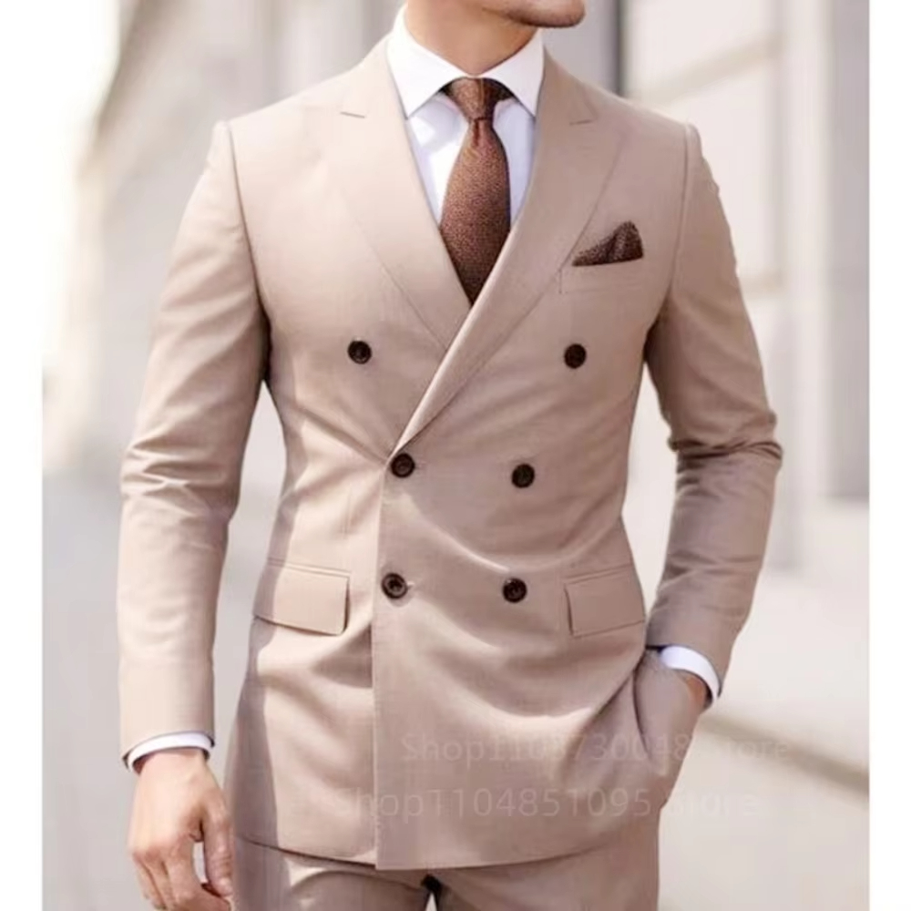 ชุดสูทผู้ชายสองชิ้นสีน้ำตาล สำ - Men'S Formal Wear For Graduation บทวิจารณ์และราคา