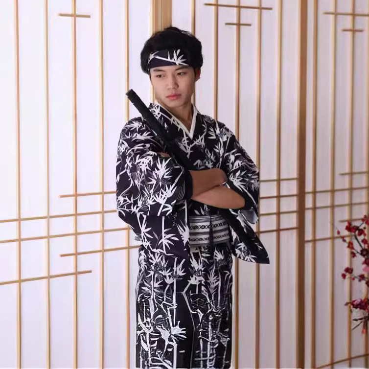 ชุดกิโมโนลายไม้ไผ่สไตล์ญี่ปุ่น - Traditional Japanese Men'S Formal Wear บทวิจารณ์และราคา