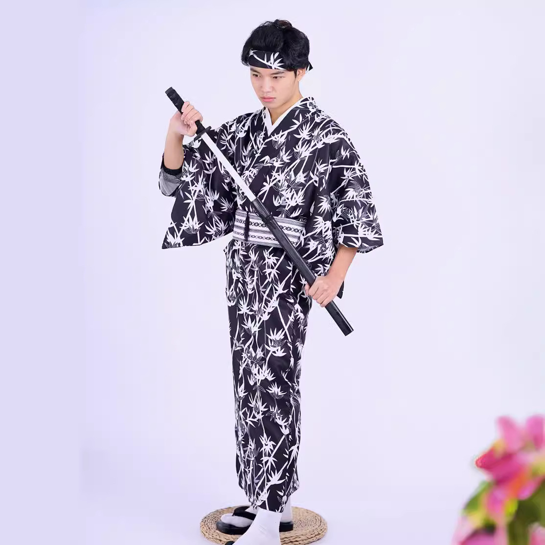 ชุดกิโมโนลายไม้ไผ่สไตล์ญี่ปุ่น - Traditional Japanese Men'S Formal Wear บทวิจารณ์และราคา