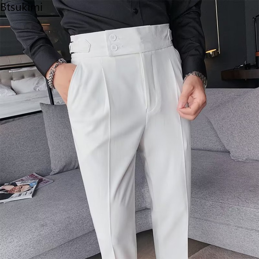 กางเกงสูทสีพื้นสำหรับผู้ชาย รุ - Young Men Formal Wear บทวิจารณ์และราคา